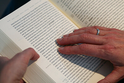 Wer liest mit? Foto: Fundus/Hans-Georg Vorndran