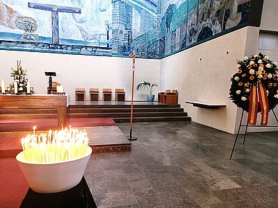 Die Gedenkfeier fand in der katholischen Kirche Christ König statt. Foto: Kath. Dekanat LU